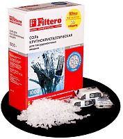 Соль крупнокристаллическая для ПММ Filtero 707 1кг + 3 таблетки Filtero