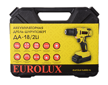 Дрель-шуруповерт Eurolux ДА-18/2Li