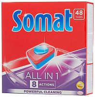 Somat All in 1 таблетки для посудомоечной машины 48 шт