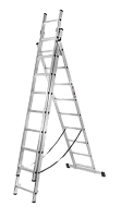 Лестница алюминиевая трехсекционная ВИХРЬ ЛА 3х9