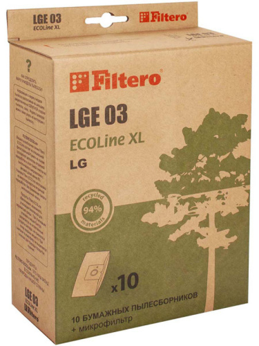 Мешок-пылесборник FILTERO ECOLine XL LGE-03 (1уп.-10шт.