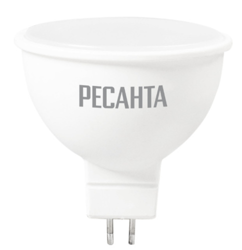 Лампа светодиодная РЕСАНТА LL-R-MR16-7W-230-4K-GU5.3 (76/1/24)