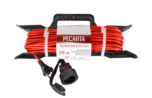 Удлинитель силовой на раме Ресанта СУ-2х1-20/1 (IP44) (61/118/2)
