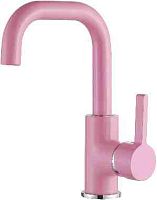 9687J Accoona Смеситель для умывальника с гайкой РОЗОВЫЙ Латунь 35 (1/10)