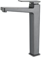 91124АТ Accoona Смеситель для умывальника высокий с гайкой ГРАФИТ (1/10)