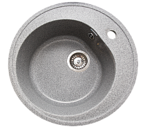 Мойка каменная GranAlliance G-10 d500 круглая ТЁМНО-СЕРЫЙ (405)