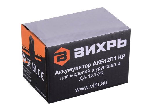 Аккумулятор для шуруповертов Вихрь ДА-12Л-2К (АКБ12Л1 KP) (71/8/50) фото 4 Аккумулятор для шуруповертов Вихрь ДА-12Л-2К (АКБ12Л1 KP) (71/8/50) фото 4