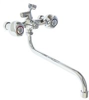 7377 Accoona Смеситель д/ванны 1/2 кер (1/10+7130S)