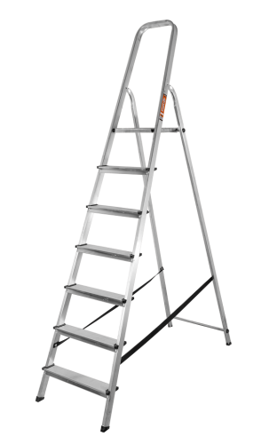 Стремянка алюминевая Вихрь СА 1х7 фото 3 Стремянка алюминевая Вихрь СА 1х7 фото 3