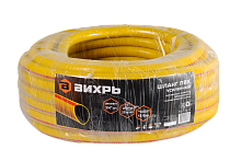 Шланг поливочный ПВХ, трёхслойный усиленный, 3/4, 25м Вихрь (73/7/2/4)