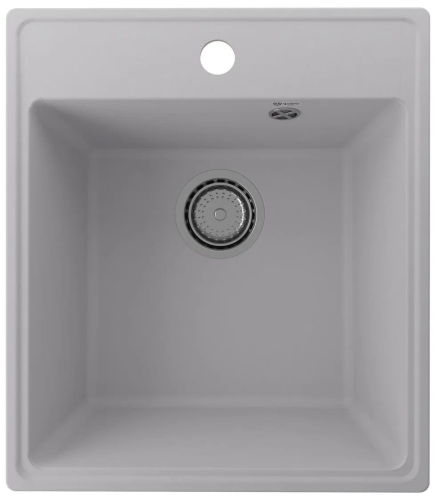 Мойка ULGRAN Quartz 428*485 Forte 425-04 ПЛАТИНА