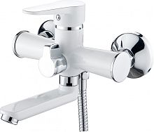 63111G Accoona Смеситель д/ванны 35мм короткий излив. Белый (1/10)