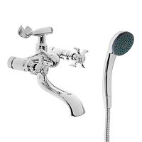 6070 Accoona Смеситель д/ванны 1/2 кер короткий излив (1/10)