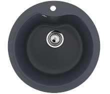 U102-343 Мойка Ulgran d480 крулая АНТРАЦИТ