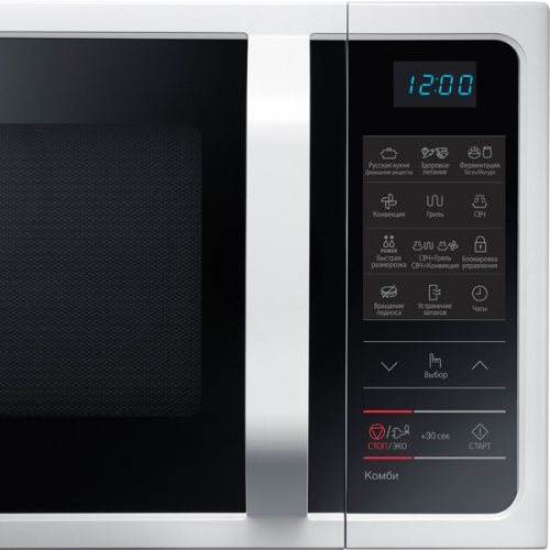 Микроволновая печь с грилем и конвекцией Samsung MC28H5013AW фото 2