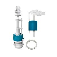 Арматура И-СБа-БпрН-Б-В Р шток бок. подвод (СТОП ПОТОК) кн. белая (1-2-1-4)