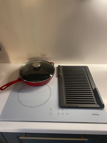 Гриль из чугуна для индукционных поверхностей Korting K 1142 фото 7 Гриль из чугуна для индукционных поверхностей Korting K 1142 фото 7