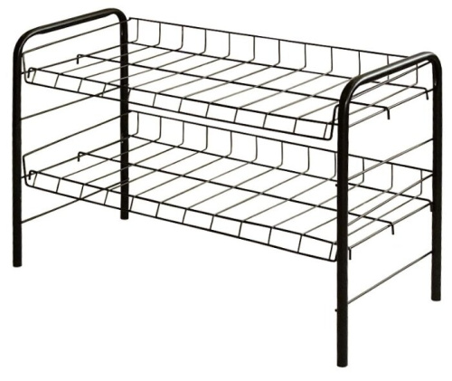 Этажерка для обуви НИКА ЭТ-3, металл, медный/антик, 2 полки