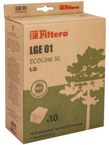 Мешок-пылесборник FILTERO ECOLine XL LGE-01 (1уп.-10шт.)