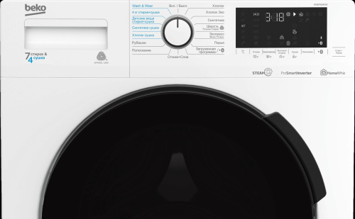 Стиральная машина с сушкой Beko WDB7425R2W фото 20