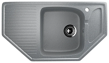 U109-309 Мойка Ulgran 505*800 угловая ТЕМНО-СЕРЫЙ