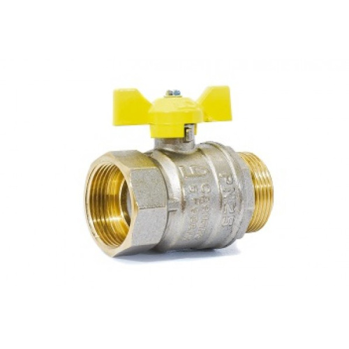 Кран шаровой латунный газовый LD Pride DN25 1" ВР*НР бабочка 47.25.В-Н.Б GAS LD 47.352.25 Кран шаровой латунный газовый LD Pride DN25 1" ВР*НР бабочка 47.25.В-Н.Б GAS LD 47.352.25