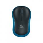 Мышь Logitech Wireless Mouse M185 Blue-Black USB