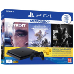 Игровая приставка PlayStation 4 1TB Detroit + Horizon Zero Dawn + Одни из нас + PS Plus на 3 месяца