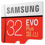 Карта памяти Samsung microSDHC 32Gb EVO Plus Class 10 + адаптер (MB-MC32GA)
