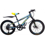 Велосипед Veltory (20-907D) серо/голубой (2020г.)