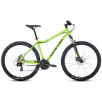 Велосипед FORWARD SPORTING 29 2.0 D (2022) рама 19'' ярко-зеленый/черный