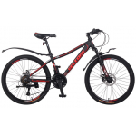 Велосипед Veltory (24D-1100) черный/красный (2020г.)