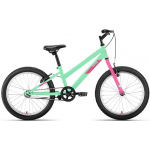 Велосипед ALTAIR MTB HT 20 Low (2022) рама 10,5'' мятный/розовый