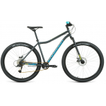 Велосипед FORWARD SPORTING 29 X D (2022) рама 19'' темно-серый/зеленый
