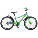 Велосипед STELS PILOT-210 (2022) рама 11'' серый/салатовый