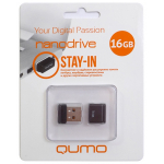 USB Flash drive QUMO 16GB Nano Black