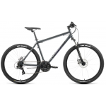 Велосипед FORWARD SPORTING 27,5 2.0 D (2022) рама 17'' темно-серый/черный